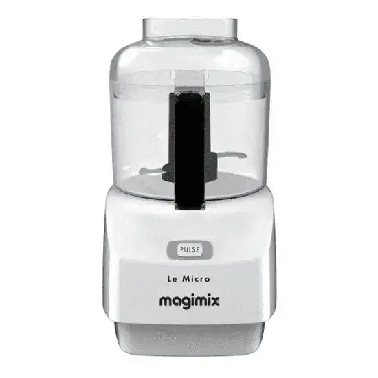 Magimix food processor on a white background