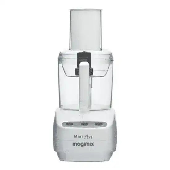 Magimix food processor on a white background