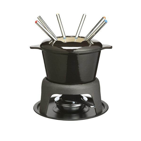 MasterClass Cast Iron Enamelled Fondue Set 1.2L