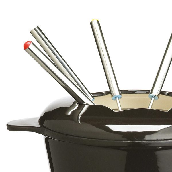 MasterClass Cast Iron Enamelled Fondue Set 1.2L