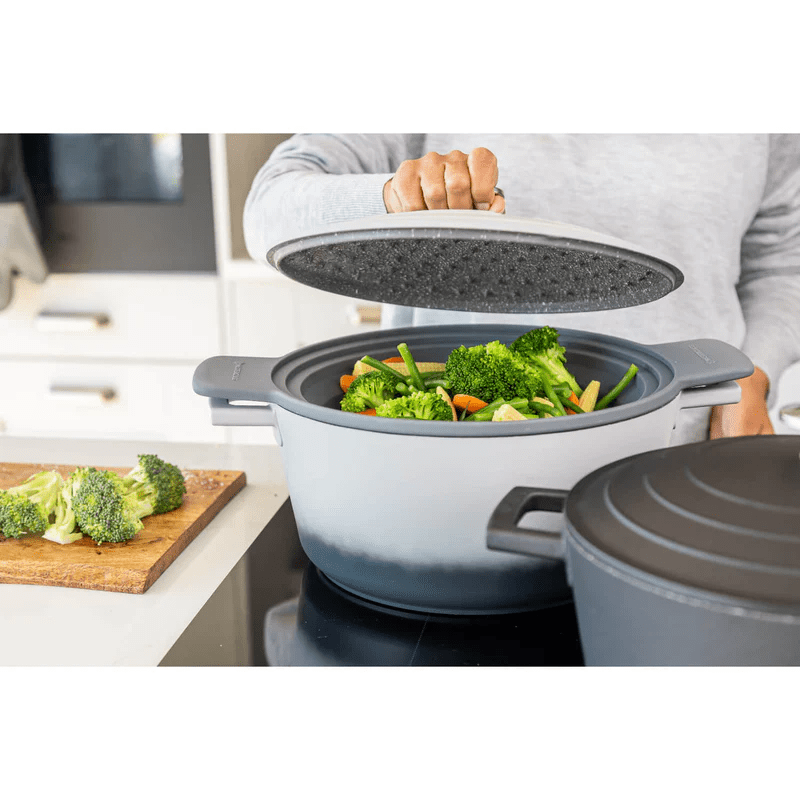 MasterClass Collapsible Silicone Steam and Strain Colander