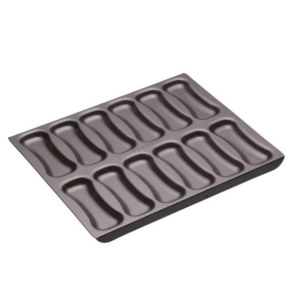MasterClass Non Stick Eclair Baking Tin 12 Holes