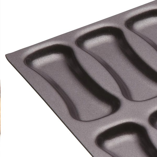 MasterClass Non Stick Eclair Baking Tin 12 Holes