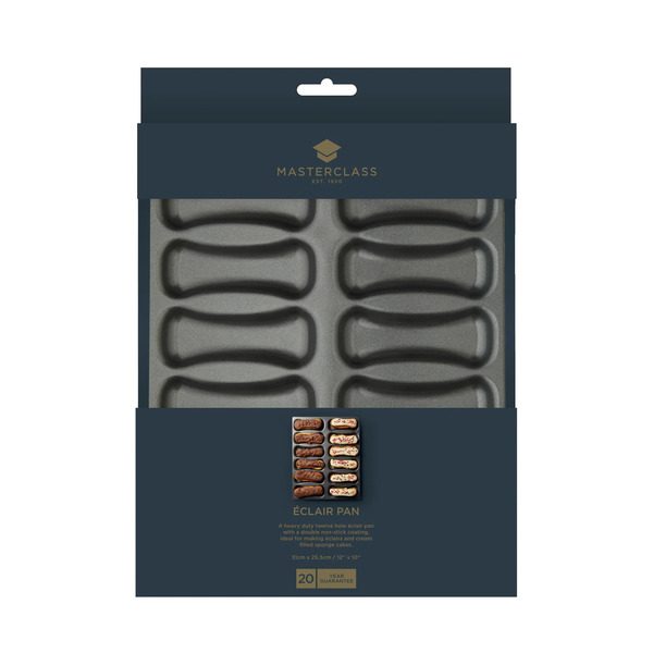 MasterClass Non Stick Eclair Baking Tin 12 Holes