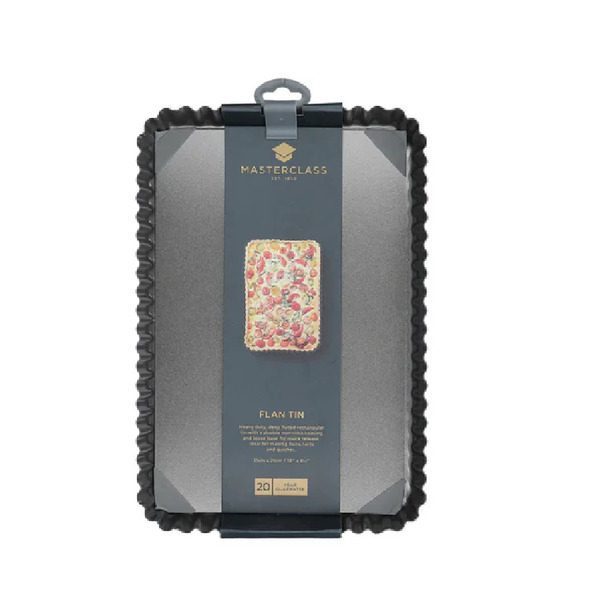 MasterClass Non Stick Fluted Quiche Pan Rectangular