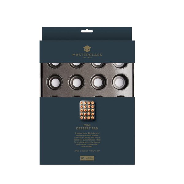 MasterClass Non Stick Mini Bites Tin 20 Hole