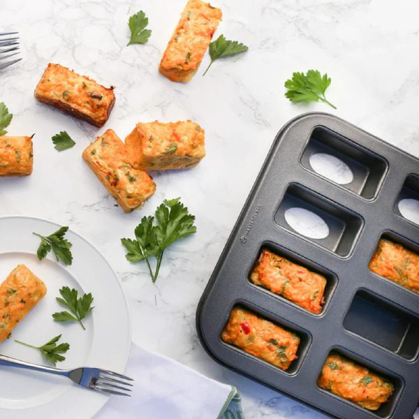 MasterClass Non Stick Mini Loaf Tin 12 Hole