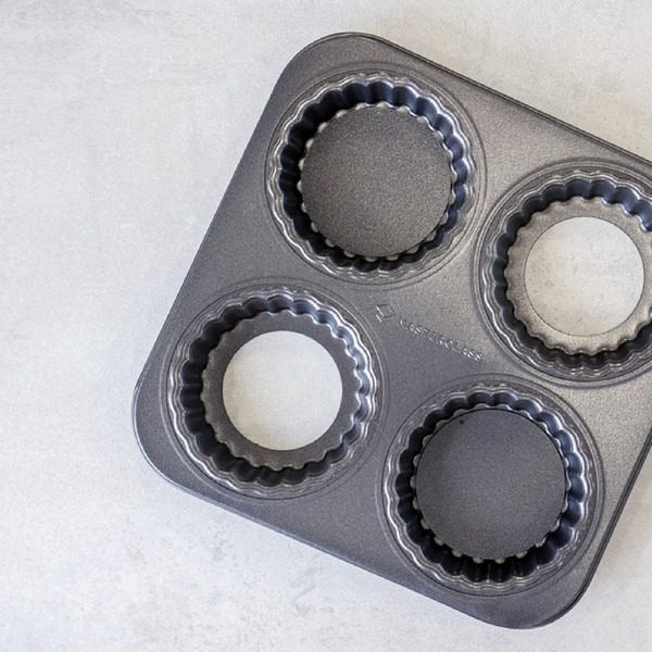 MasterClass Non Stick Tartlet Tin 4 Hole