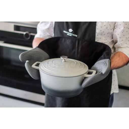 MasterClass Silicone Double Oven Glove Grey