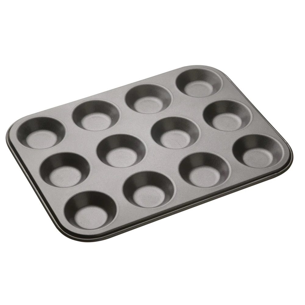 Masterclass Non-Stick Shallow Baking Pan 12 Hole