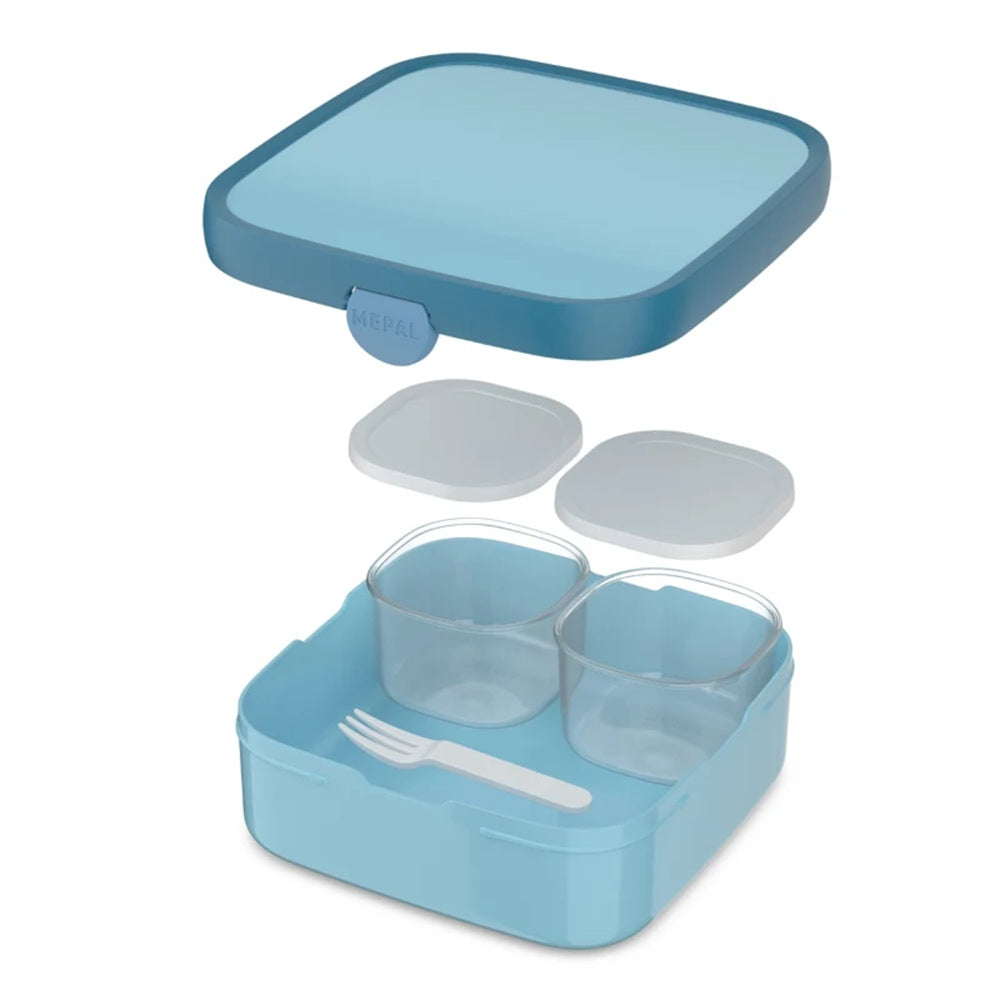 Mepal Large Campus Bento Lunchbox Cool Blue