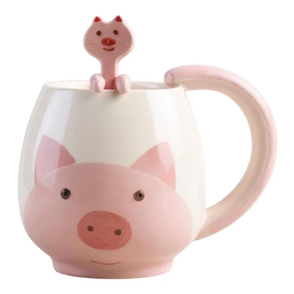 Nicolson Russell Brush & Barrow Kids Mug and Spoon Pig