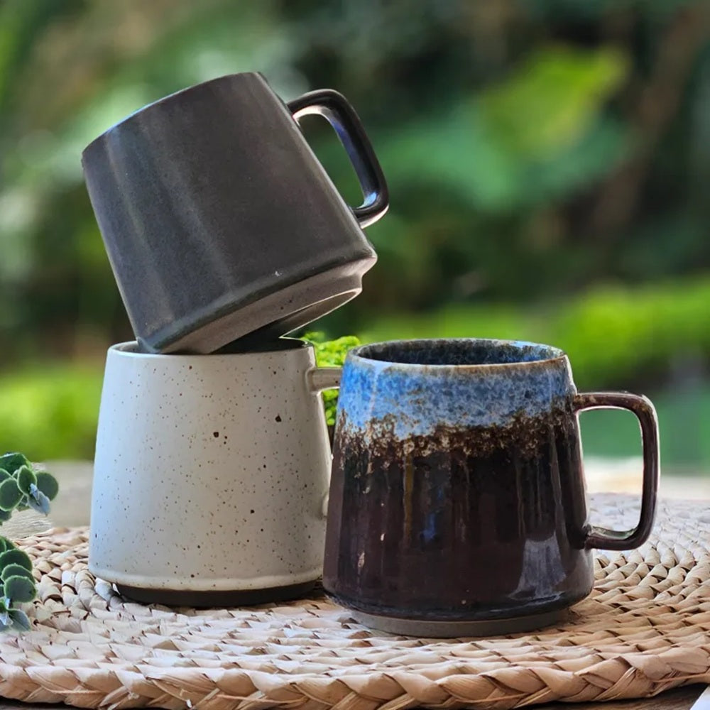 Nicolson Russell Clyth Mug Brown & Blue 350ml