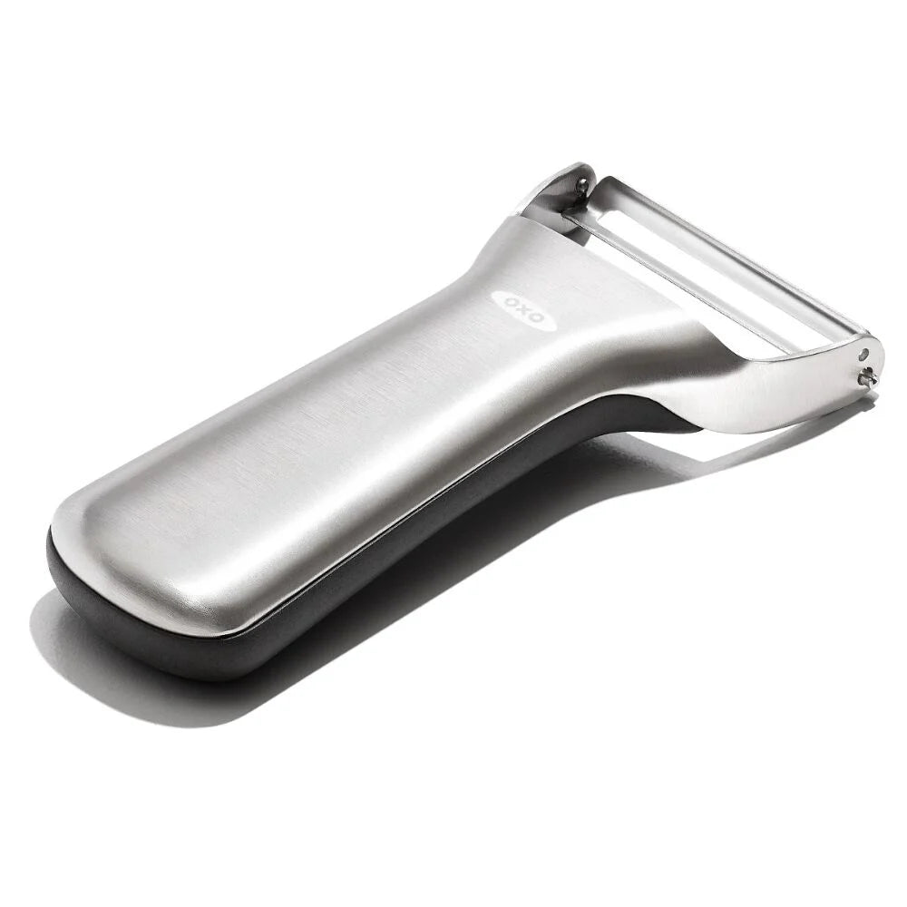 Oxo peeler on a white background