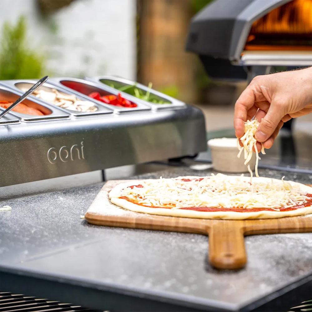 Ooni Pizza Topping Station Stand & Airtight Containers