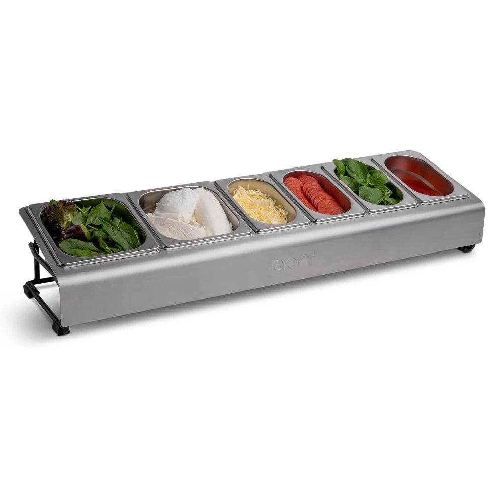 Ooni Pizza Topping Station Stand & Airtight Containers