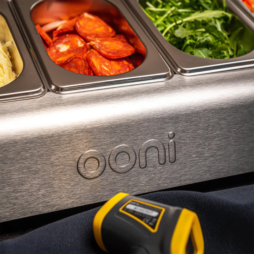 Ooni Pizza Topping Station Stand & Airtight Containers