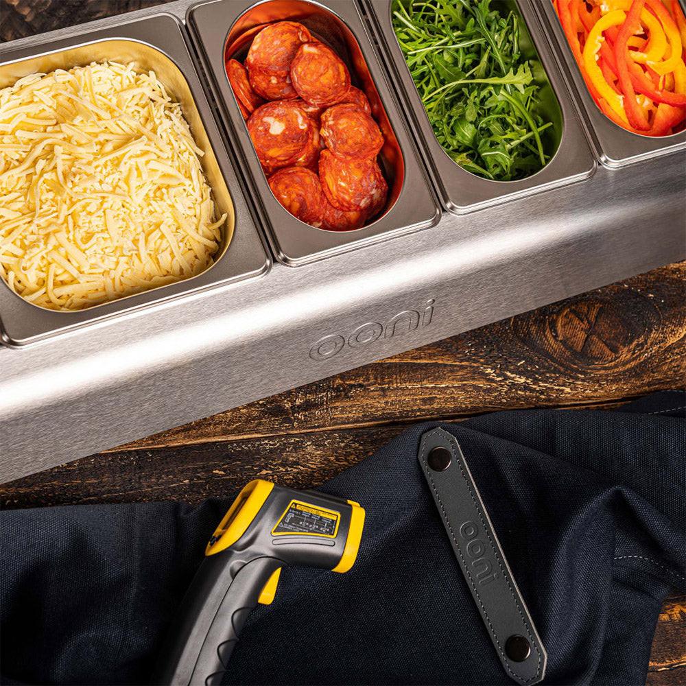 Ooni Pizza Topping Station Stand & Airtight Containers