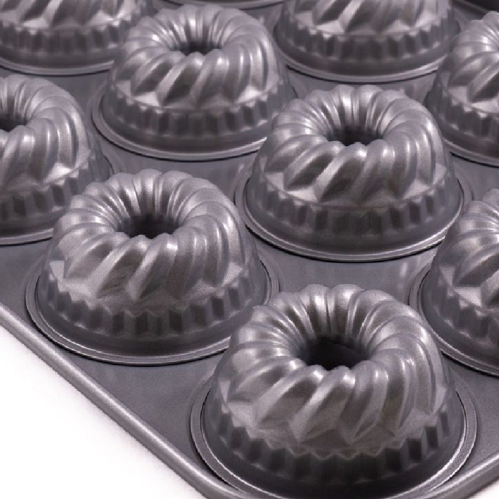 Patisse Mini Bundt Pan Non-Stick 12-Hole
