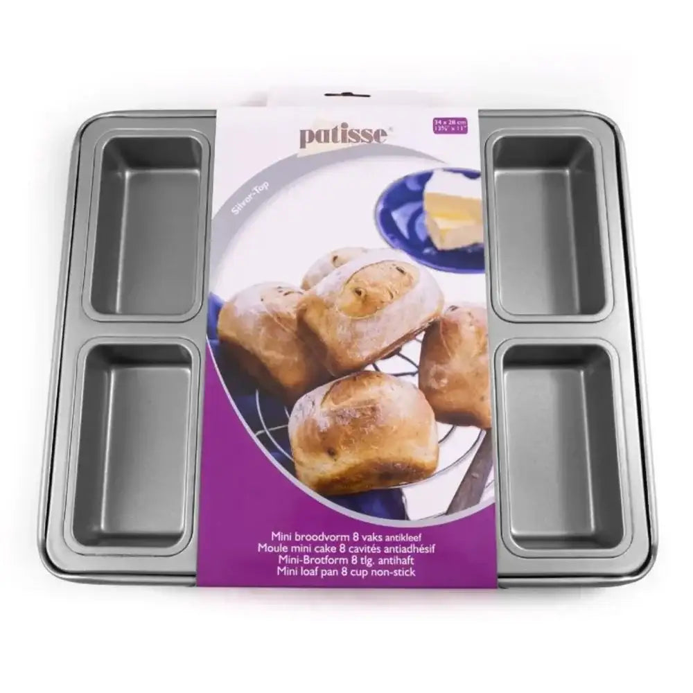 Patisse Mini Loaf Bread Pan 8-Hole