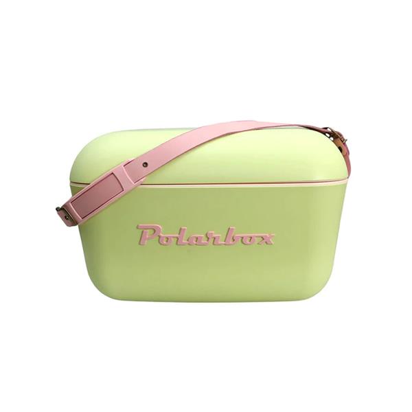 Polarbox Classic Retro Cooler Box Lime Rosa 12L