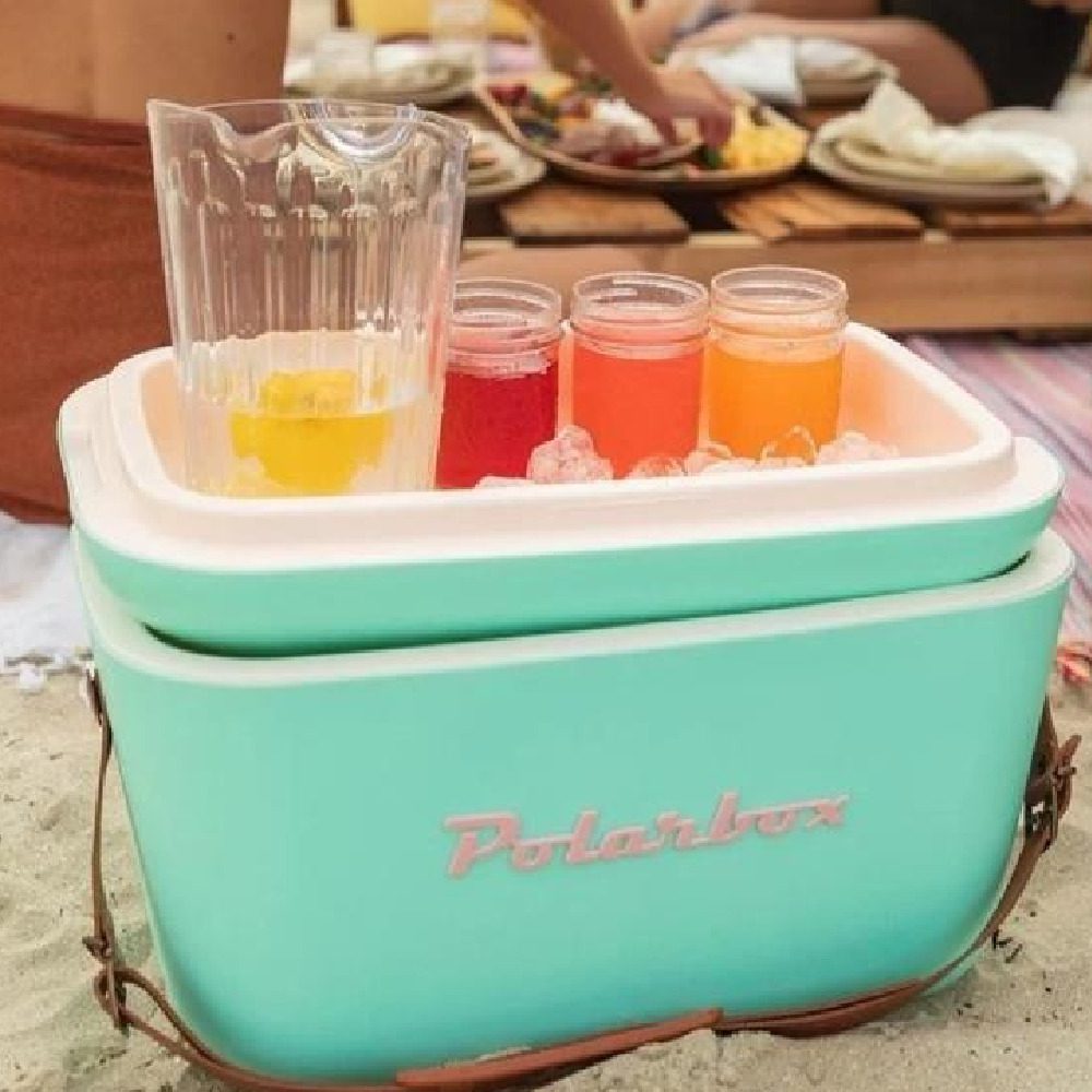 Polarbox Classic Retro Turquoise Cooler Box 20L