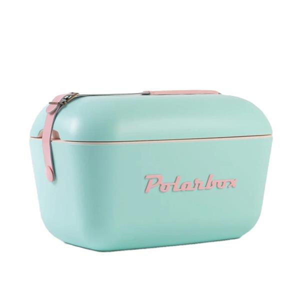 Polarbox Classic Retro Cooler Box Green 20L
