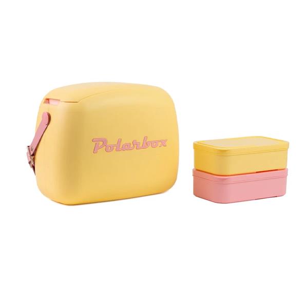 Polarbox Classic Retro Cooler Box Yellow 6L
