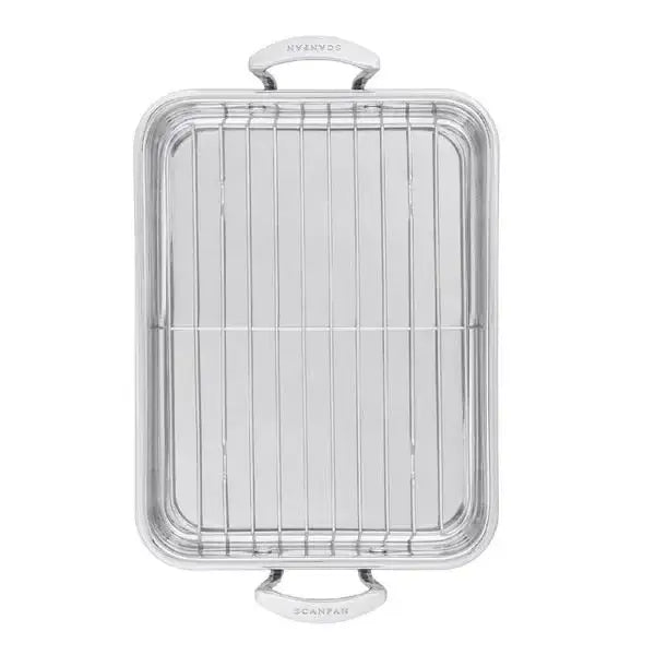 Scanpan Impact Stainless Steel Roasting Pan & Rack.