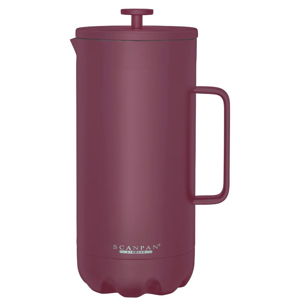 Scanpan To-Go Thermal Stainless Steel French Press 1.0L Red