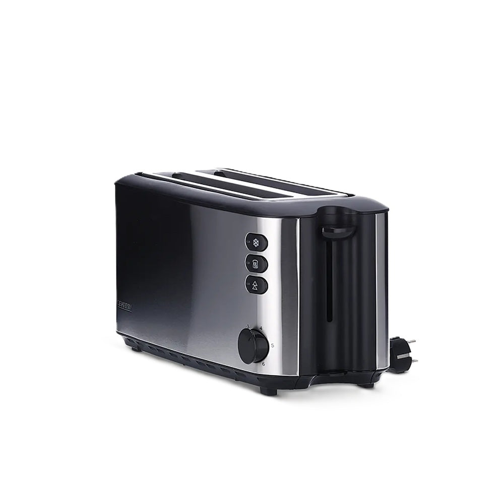 Severin Long Slot Stainless Steel 4-Slice Toaster.