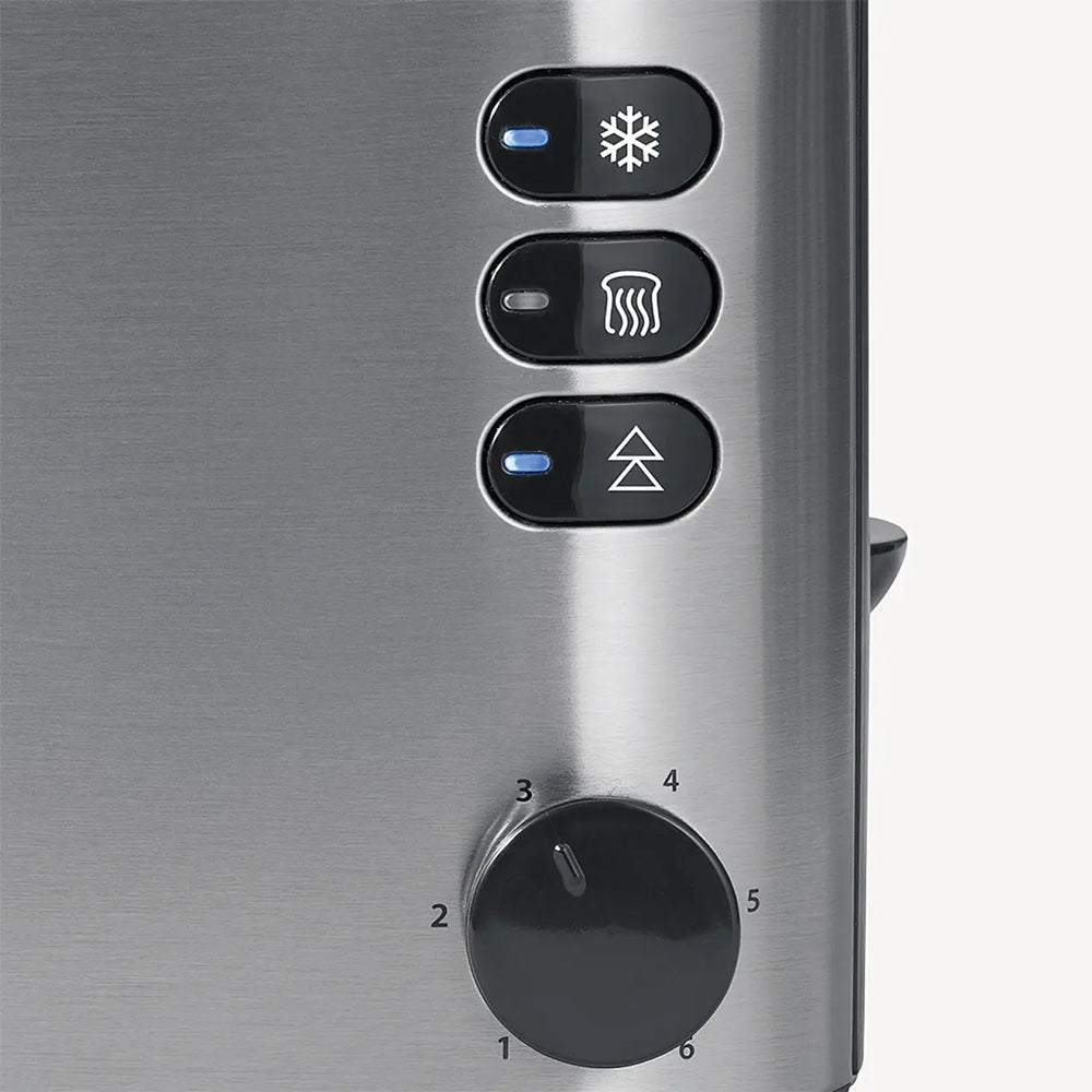 Severin Long Slot Stainless Steel 4-Slice Toaster.