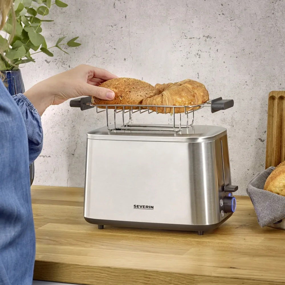 Severin Stainless Steel 2 Slice Turbo Toaster.