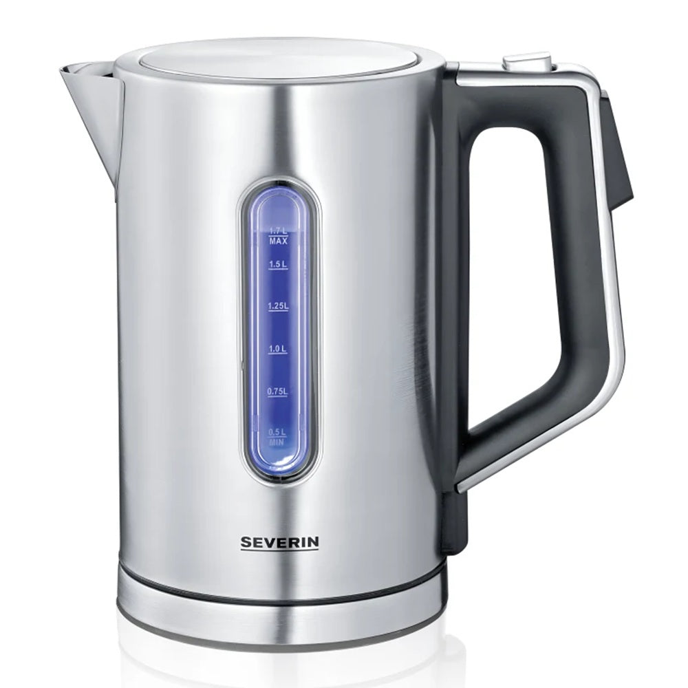 Severin Stainless Steel Digital Electric Kettle 1.7L.