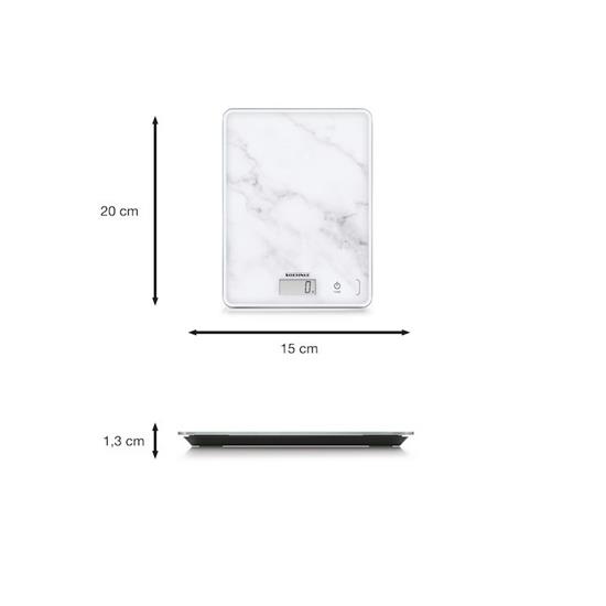 Soehnle Digital Kitchen Scale 5kg Page Comfort 300 Marble