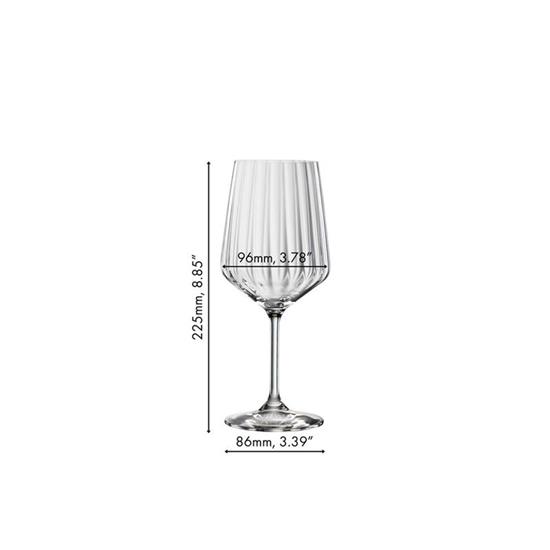 Spiegelau Lifestyle Red Wine Glasses Set of 4.