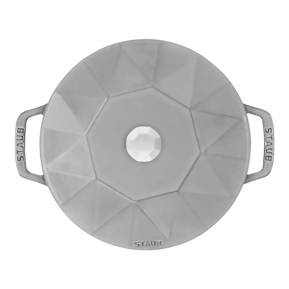 Staub Cast Iron Diamond Cocotte 2.8l Grey.