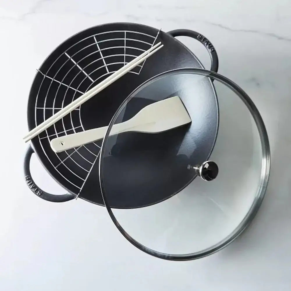 Staub Cast Iron Wok 37cm.