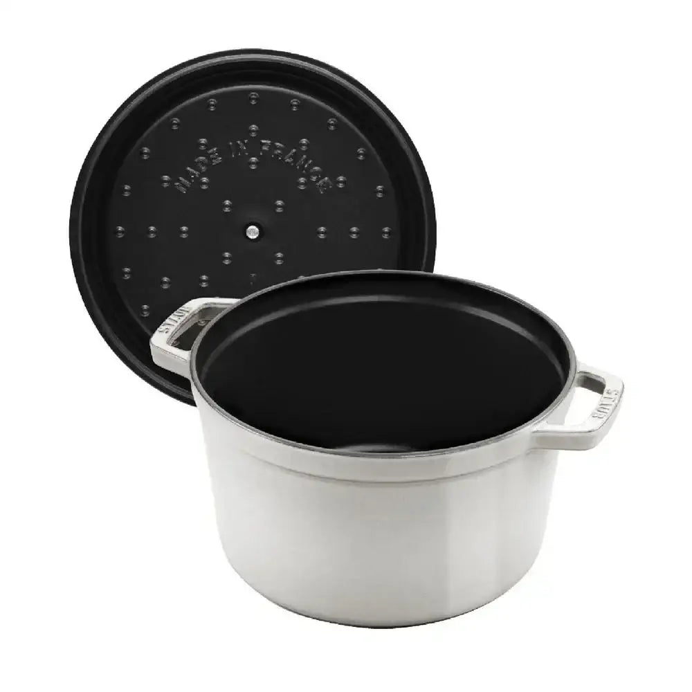 Staub Deep Cast Iron Casserole Pot 4.8L.