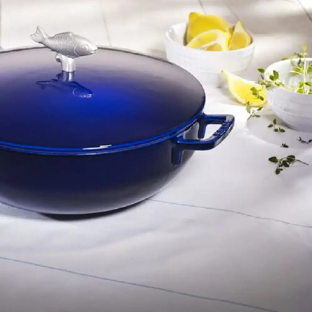 Staub Round Cast Iron Bouillabaisse Pot 4.7L