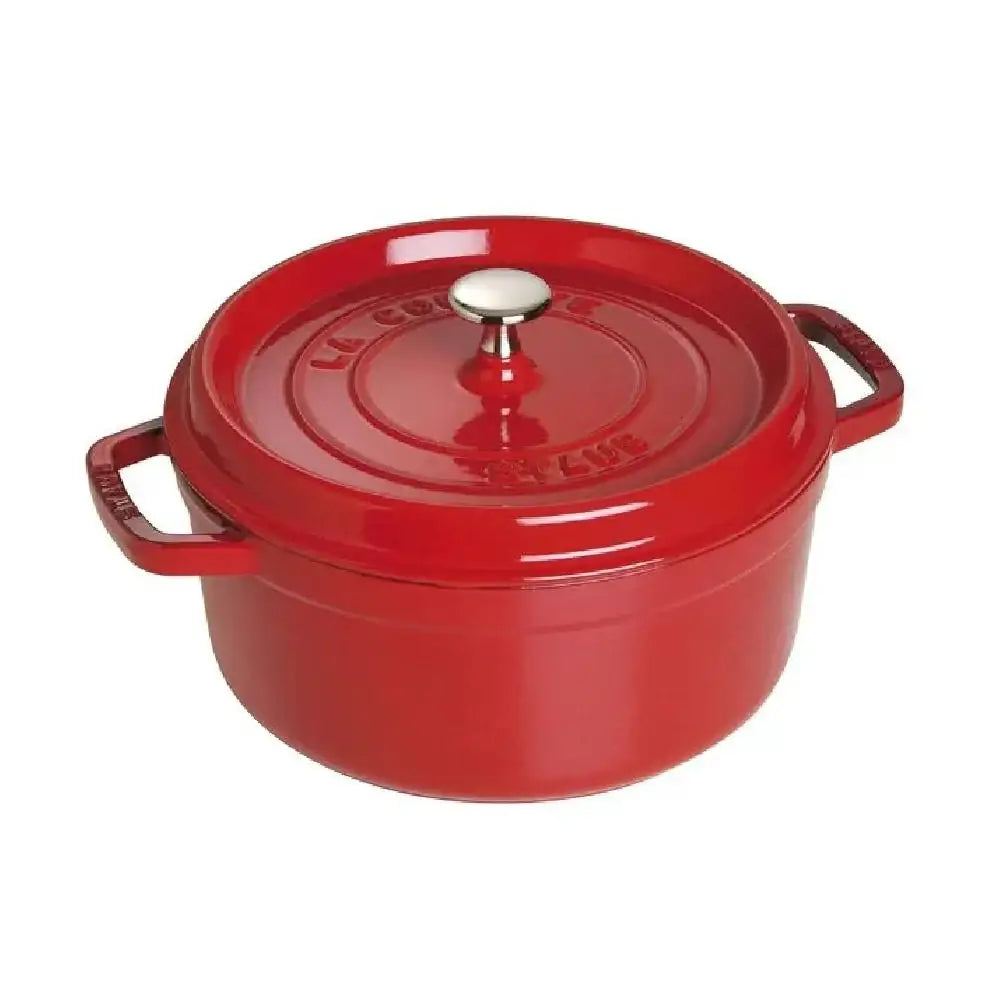 Staub Round Cast Iron Casserole Pot 6.7L.