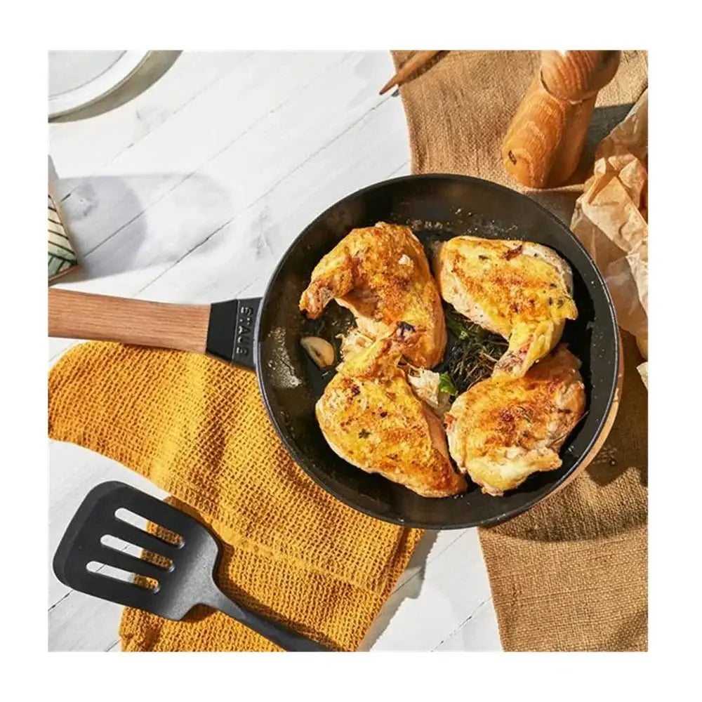Staub Round Cast Iron Frying Pan 26cm
