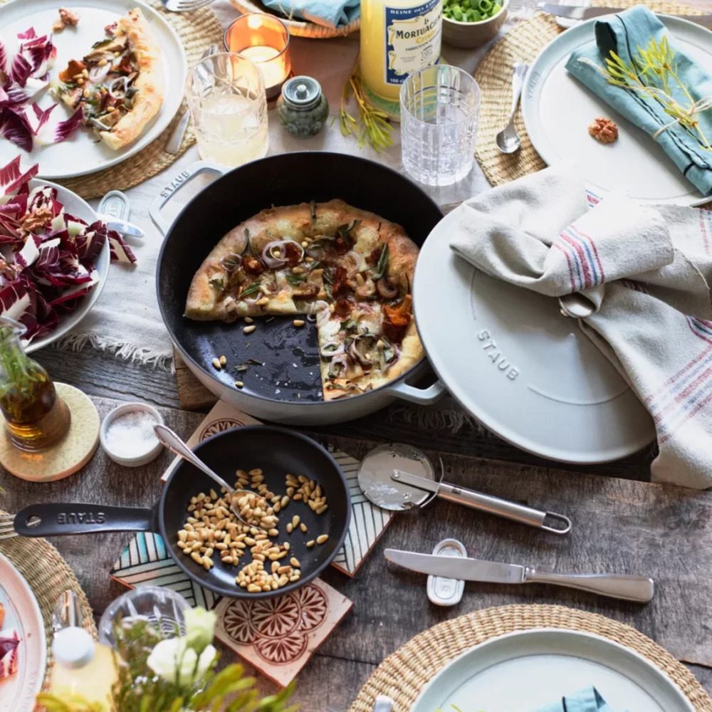 Staub Round Cast Iron Sauté Pan 3.7L