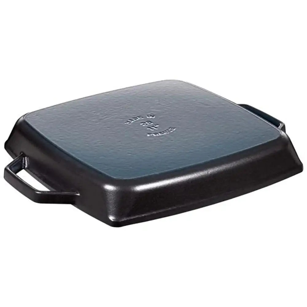 Staub Square Cast Iron Double Handle Grill Pan 28cm