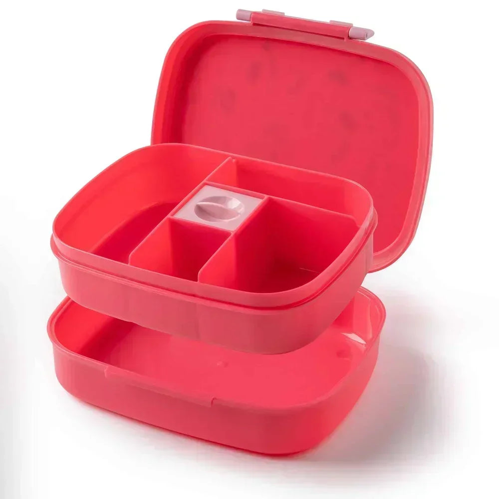 Stephen Joseph Bento Lunchbox with Removable Tray Mushroom