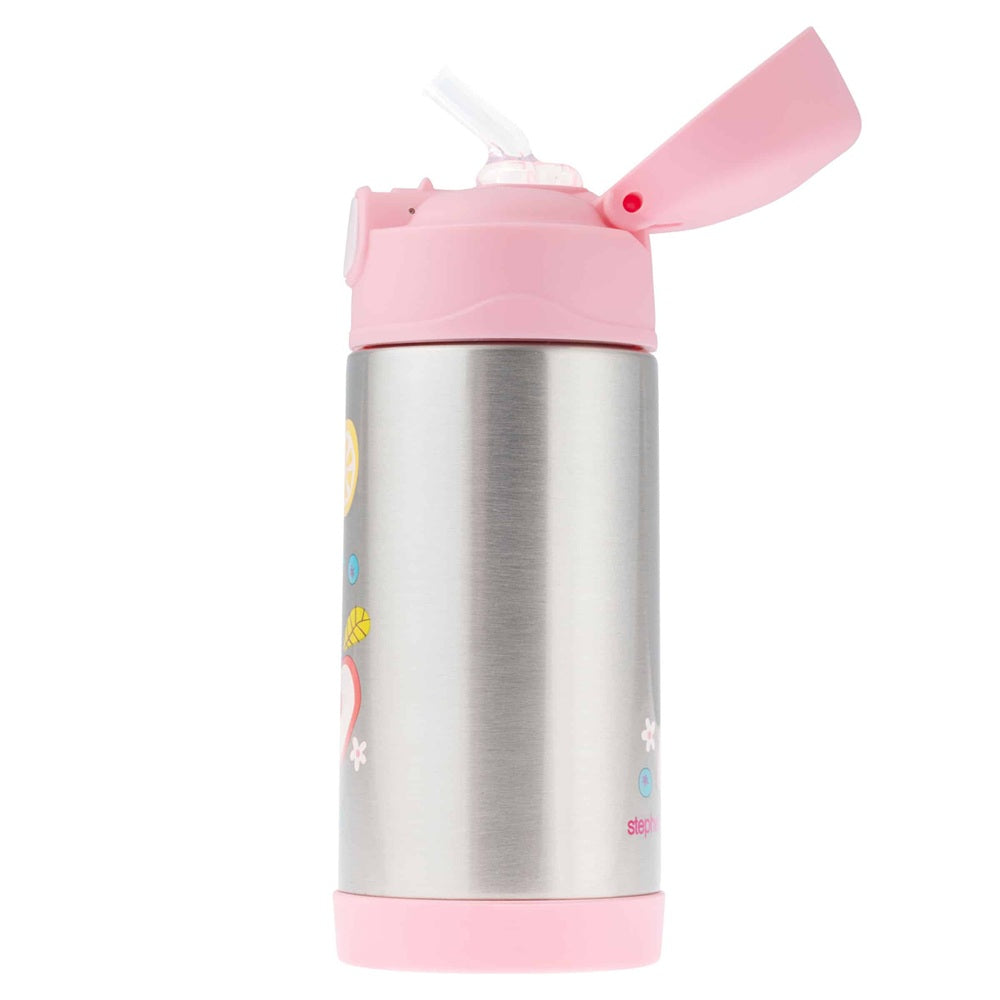 Stephen Joseph Double Wall Stainless Steel Bottle Fruit