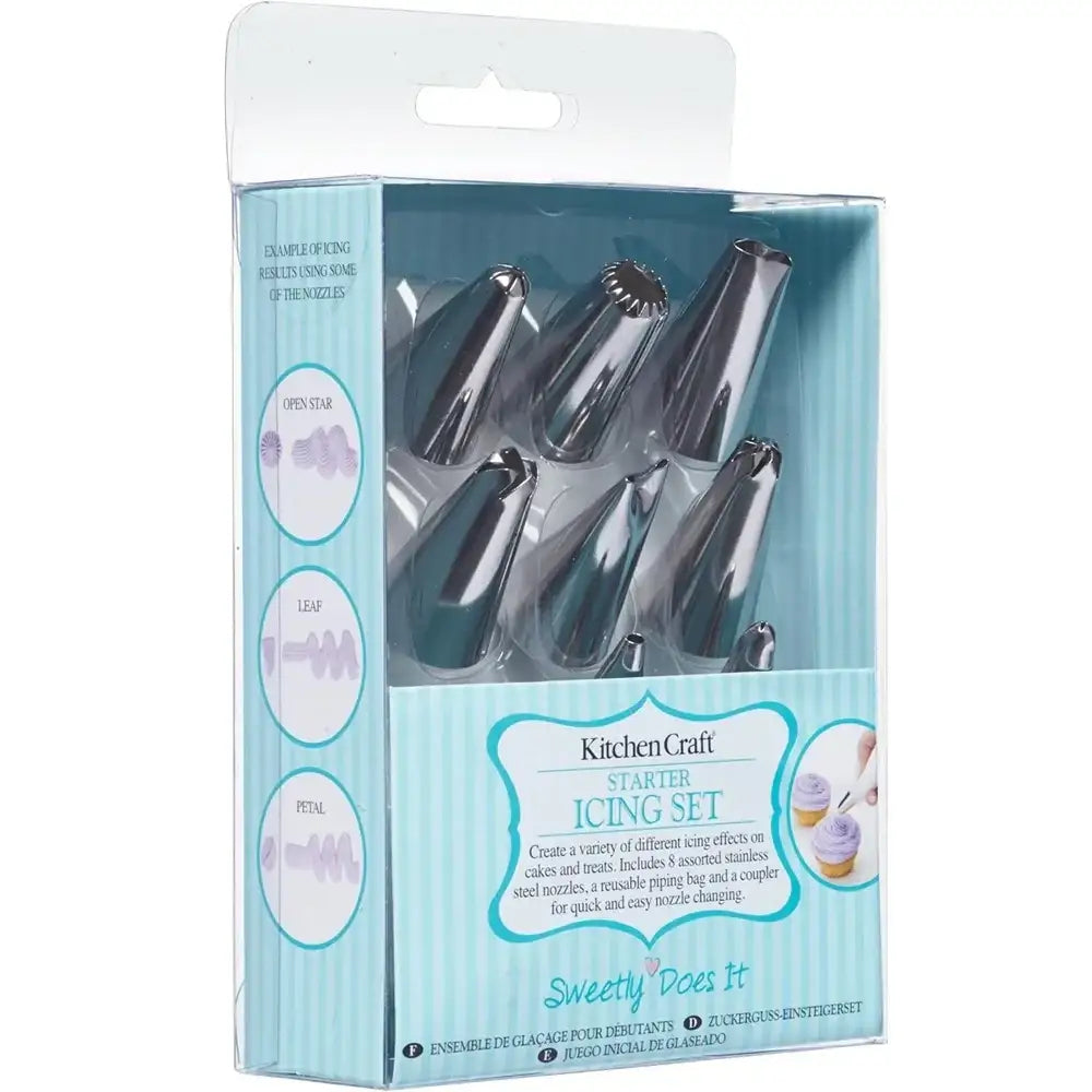 Sweetly Does It Stainless Steel Starter Icing Set 10 Piece