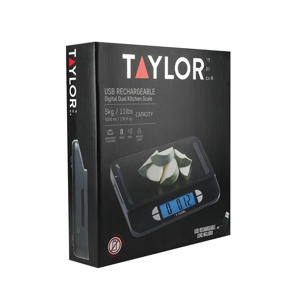 Taylor Pro Digital USB Rechargeable Scale 5kg