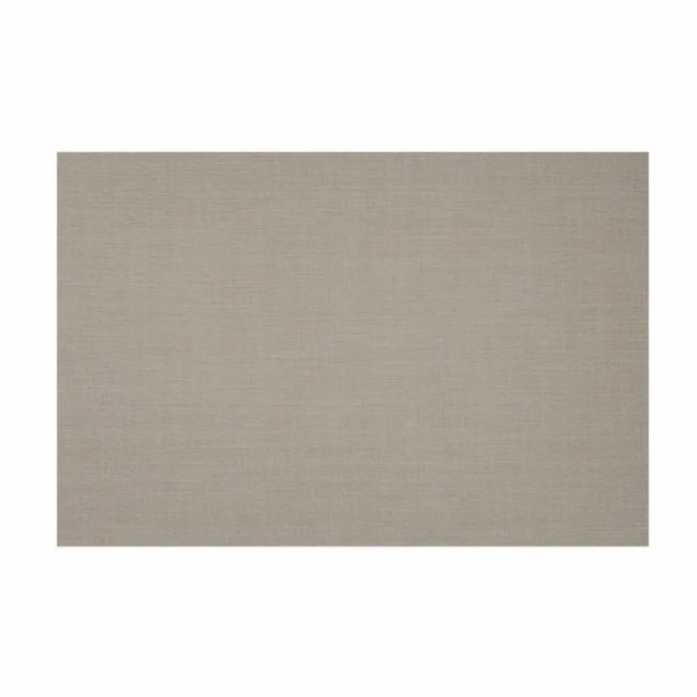 Beige placemat with a white background 