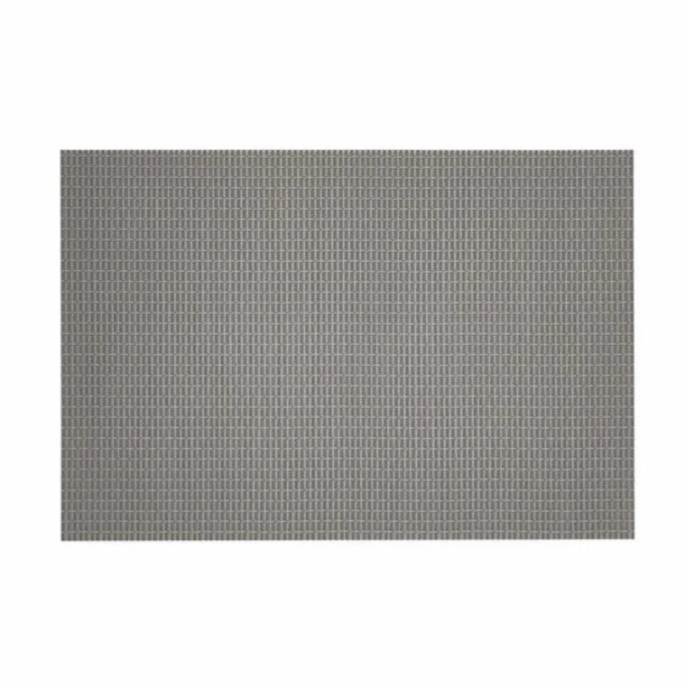 Grey placemat with a white background 